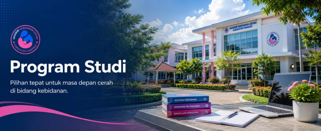 banner program studi akademi kebidanan aisyah pangkep