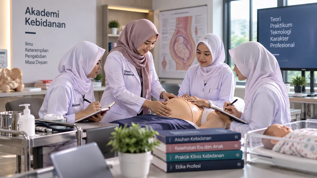 praktikum akademi bidan profesional unggulan untuk meningkatkan kompetensi mahasiswa