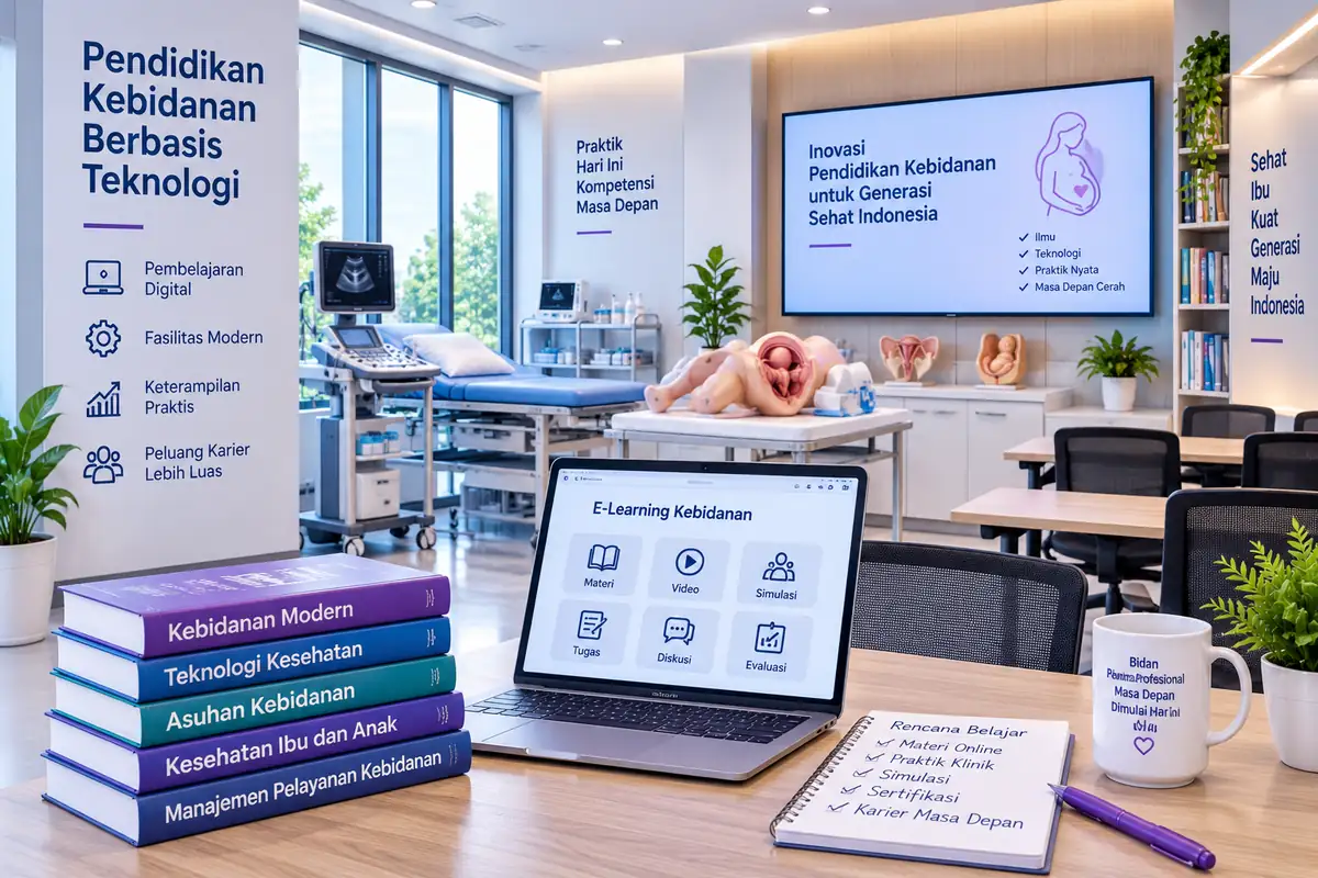 laboratorium kebidanan modern dengan teknologi digital dan fasilitas simulasi pembelajaran