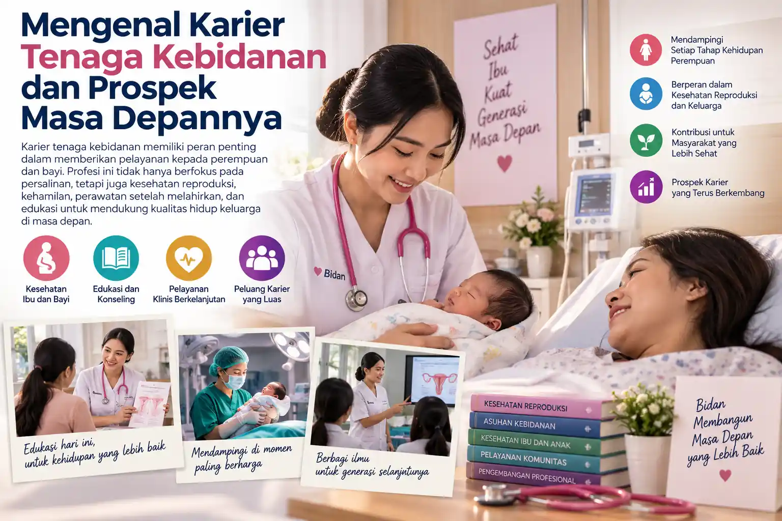 tenaga kebidanan memberikan pelayanan kesehatan kepada ibu dan bayi